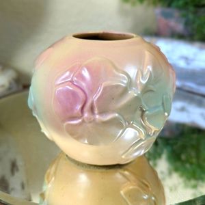 Van Briggle Vintage Arts And Crafts Art Pottery Pansy Planter Vase